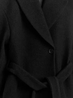 Bouclé Wool Coat