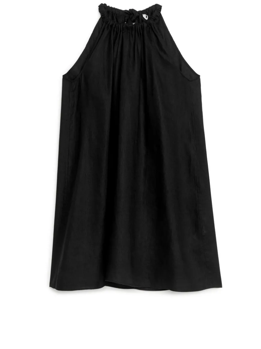 Bow Linen Dress