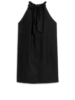 Bow Linen Dress