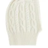 Cable-Knit Fitted Hood