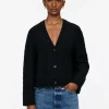 Cable-Knit Wool Cardigan