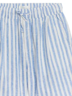 Cotton-Linen Shorts