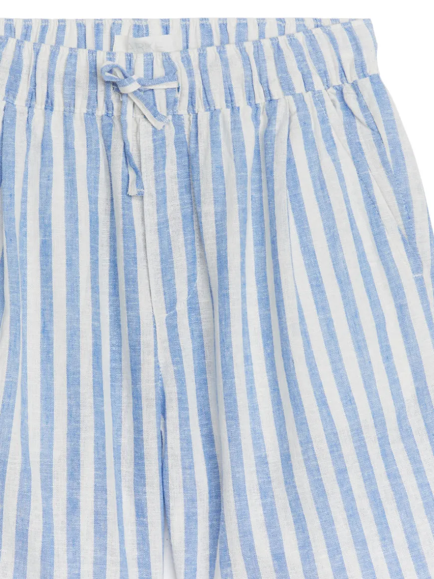Cotton-Linen Shorts