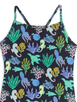 Cross-Back Swimsuit