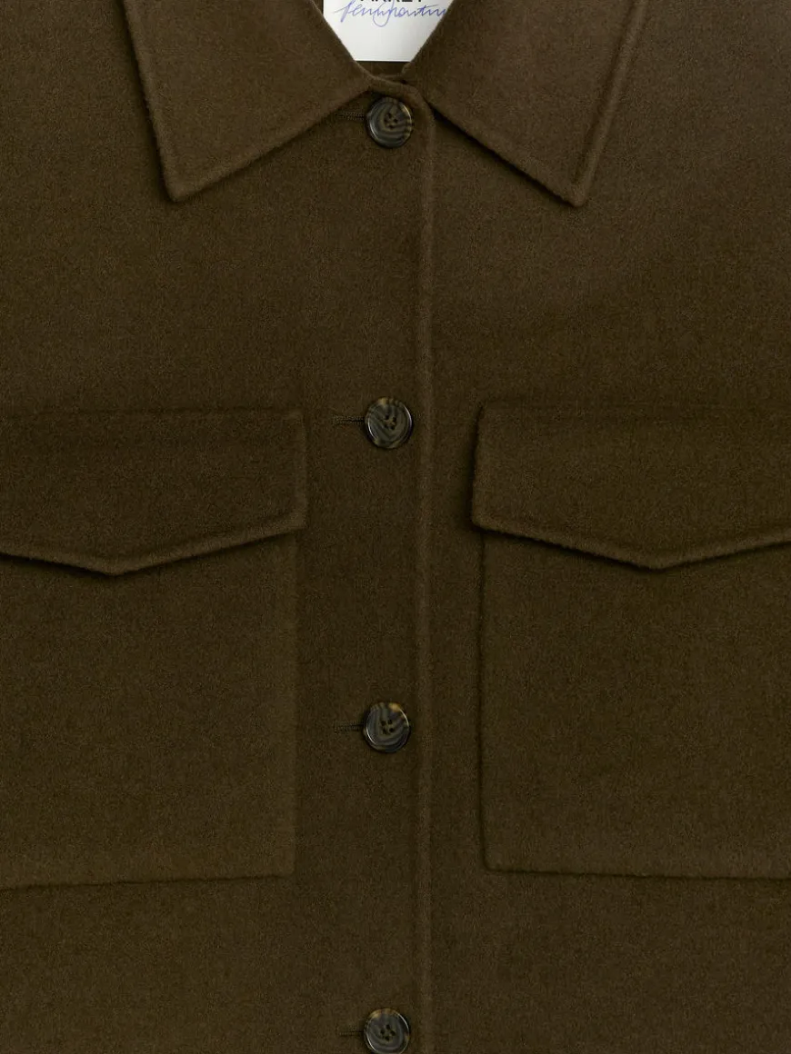Double-Face Wool Overshirt