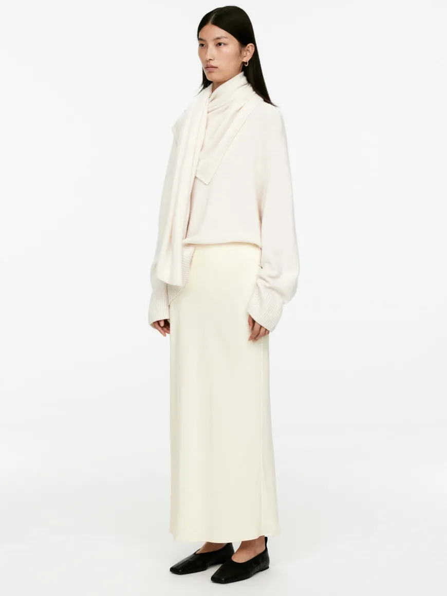 Drape Maxi Skirt