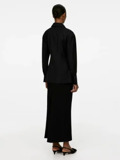 Drape Maxi Skirt