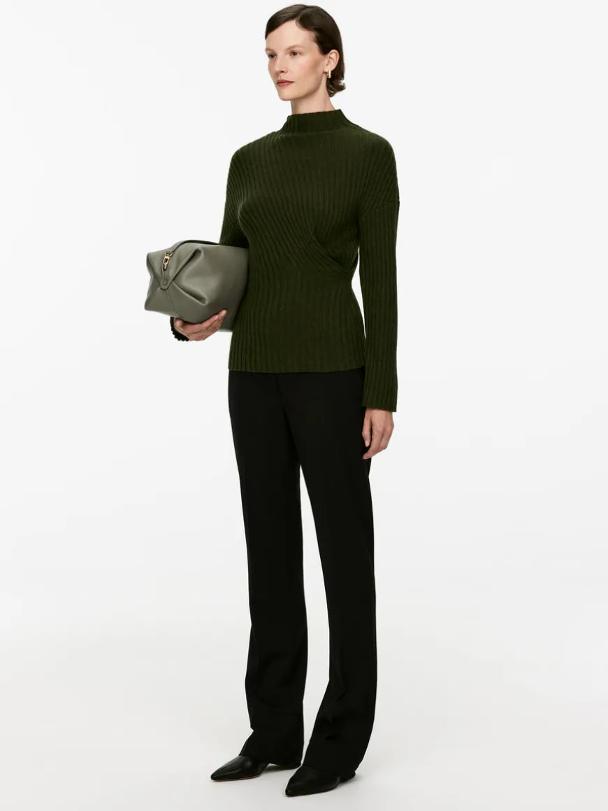 Draped Wool Jumper