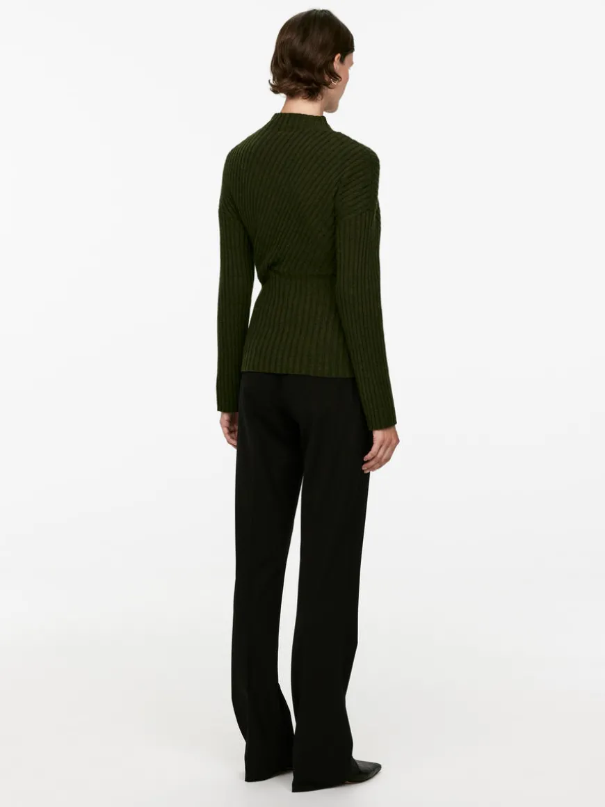 Draped Wool Jumper
