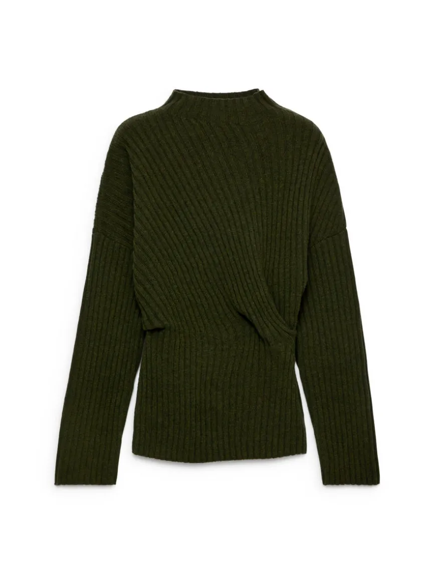 Draped Wool Jumper
