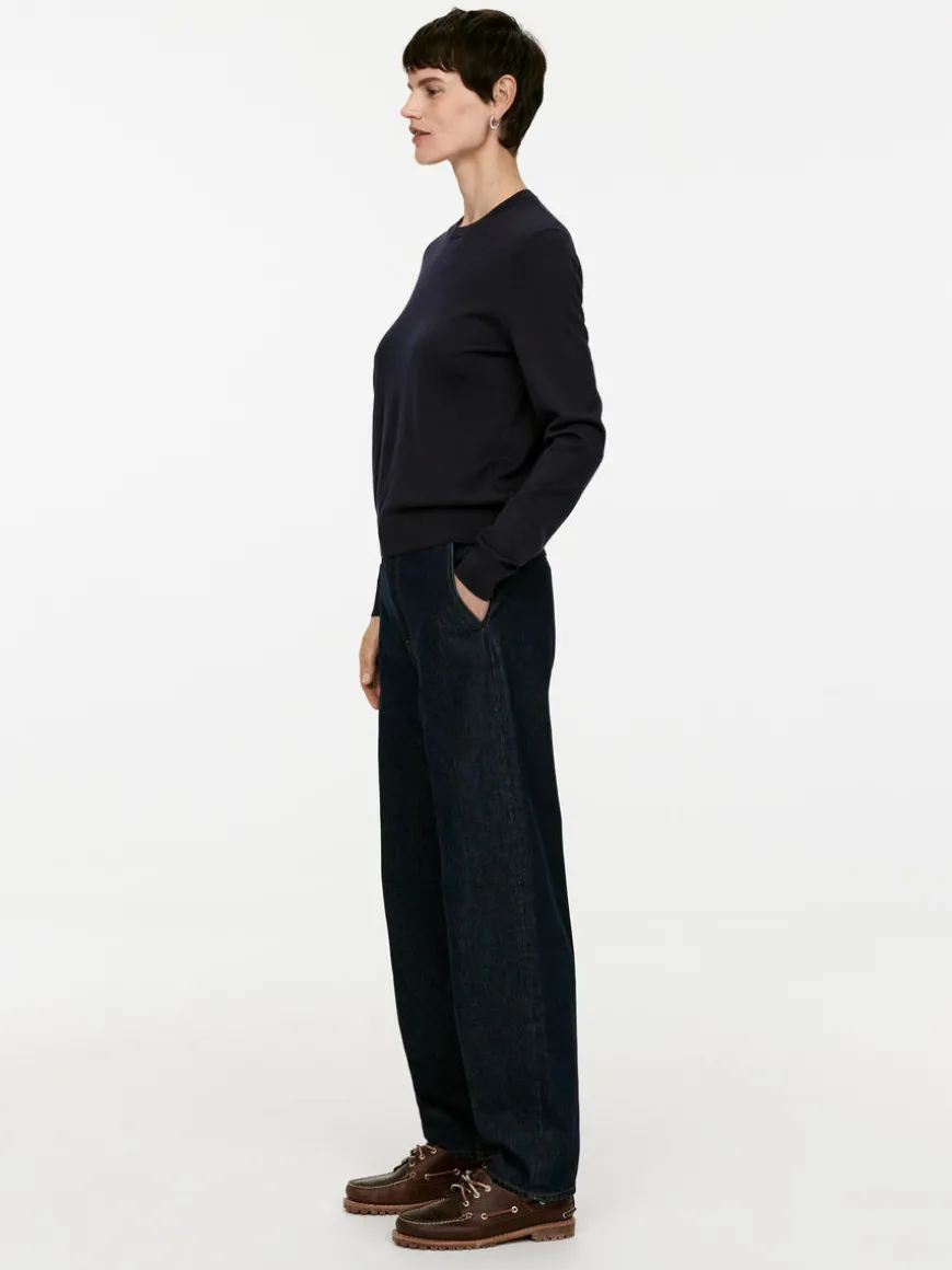 Fine-Knit Merino Jumper