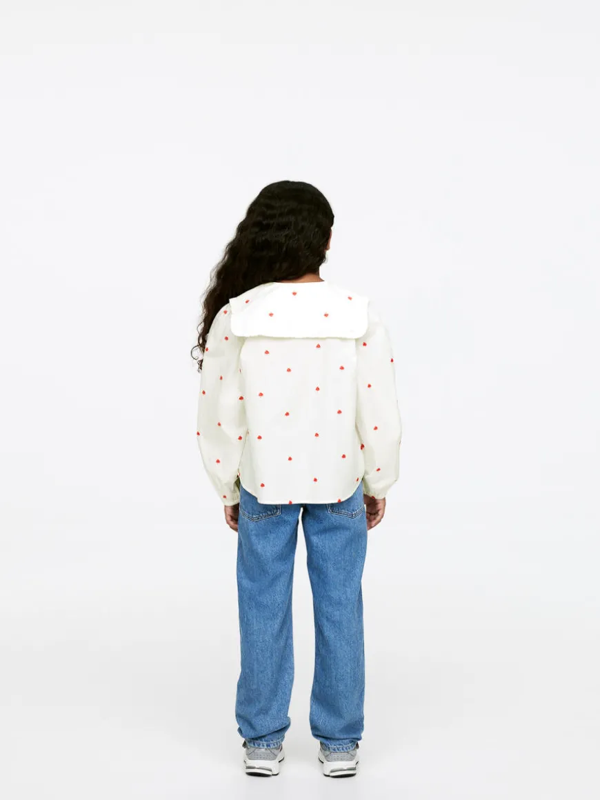Frill-Collar Blouse