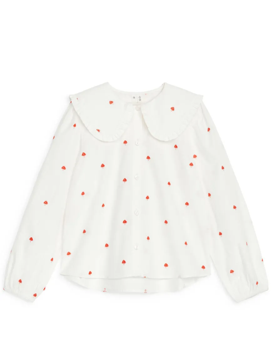 Frill-Collar Blouse