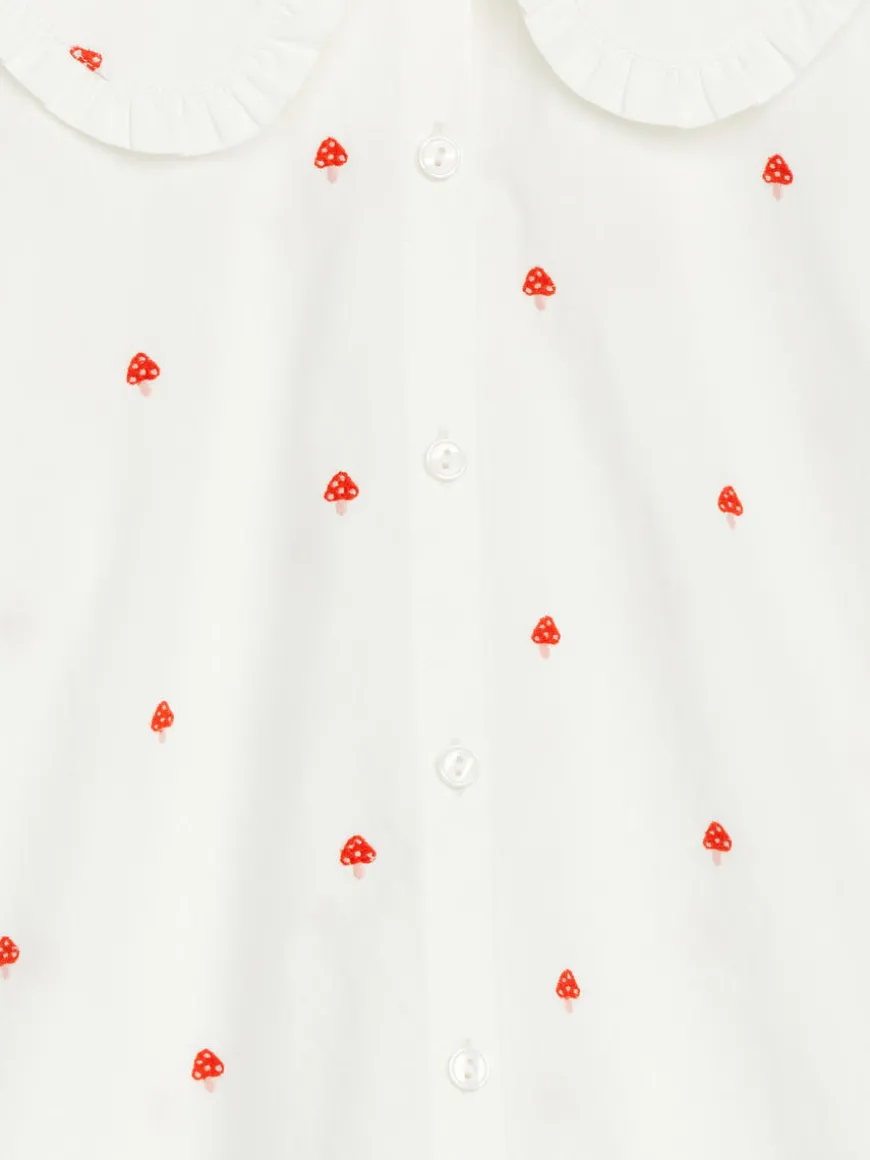 Frill-Collar Blouse
