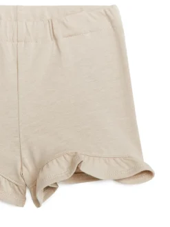 Frilled Jersey Shorts