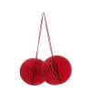 Honeycomb Ornaments Set Of 2
