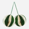 Honeycomb Ornaments Set Of 2
