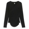 Jersey Wrap Top