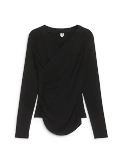 Jersey Wrap Top