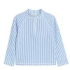 Long-Sleeve UV Seersucker Top