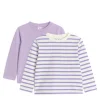Long-Sleeved T-Shirt Set Of 2