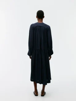 Lyocell-Linen Maxi Dress