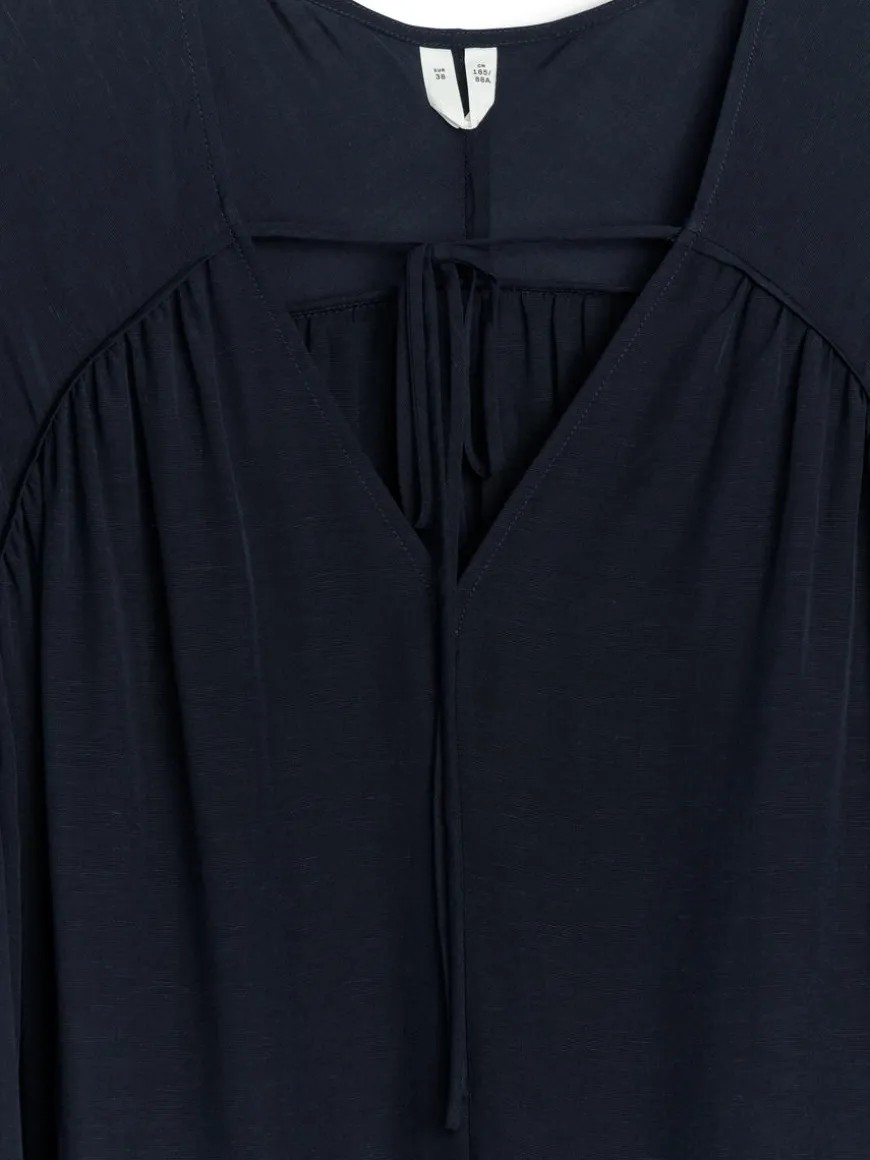 Lyocell-Linen Maxi Dress