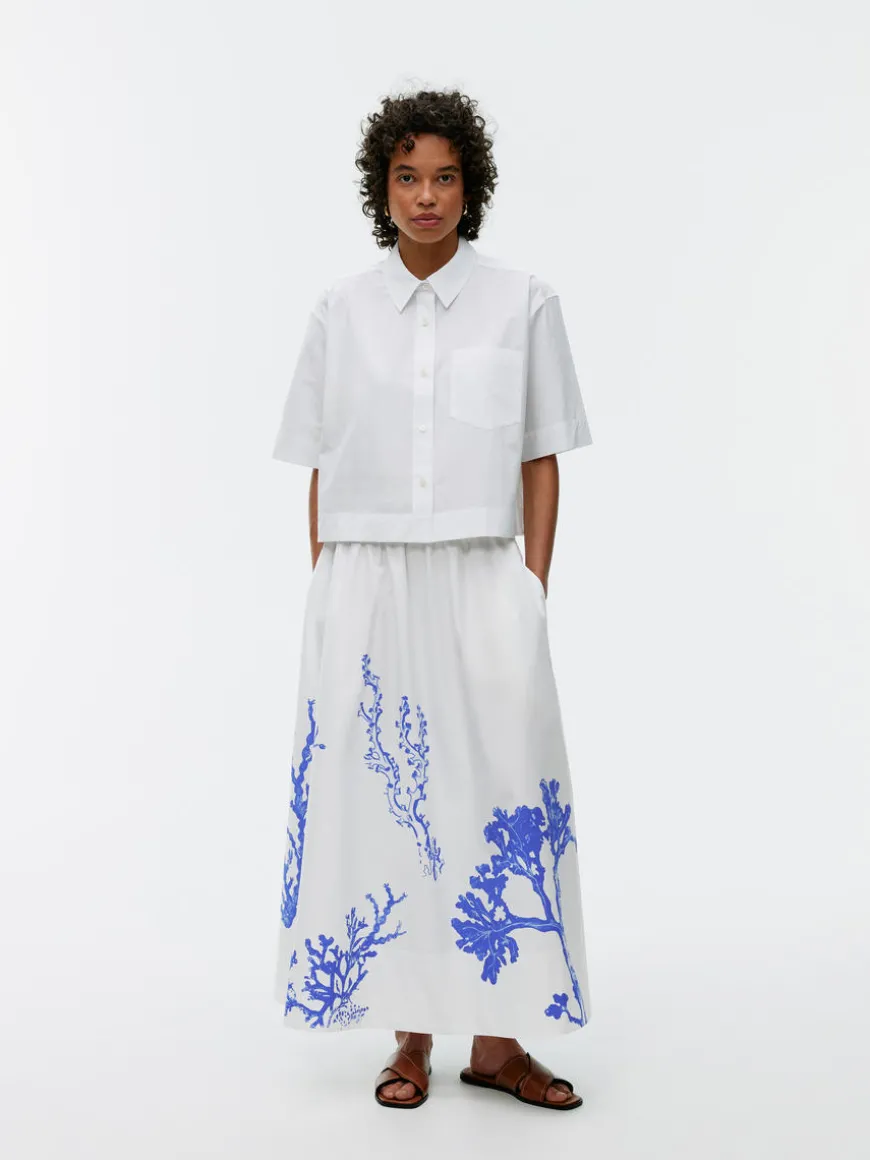 Midi Cotton Skirt