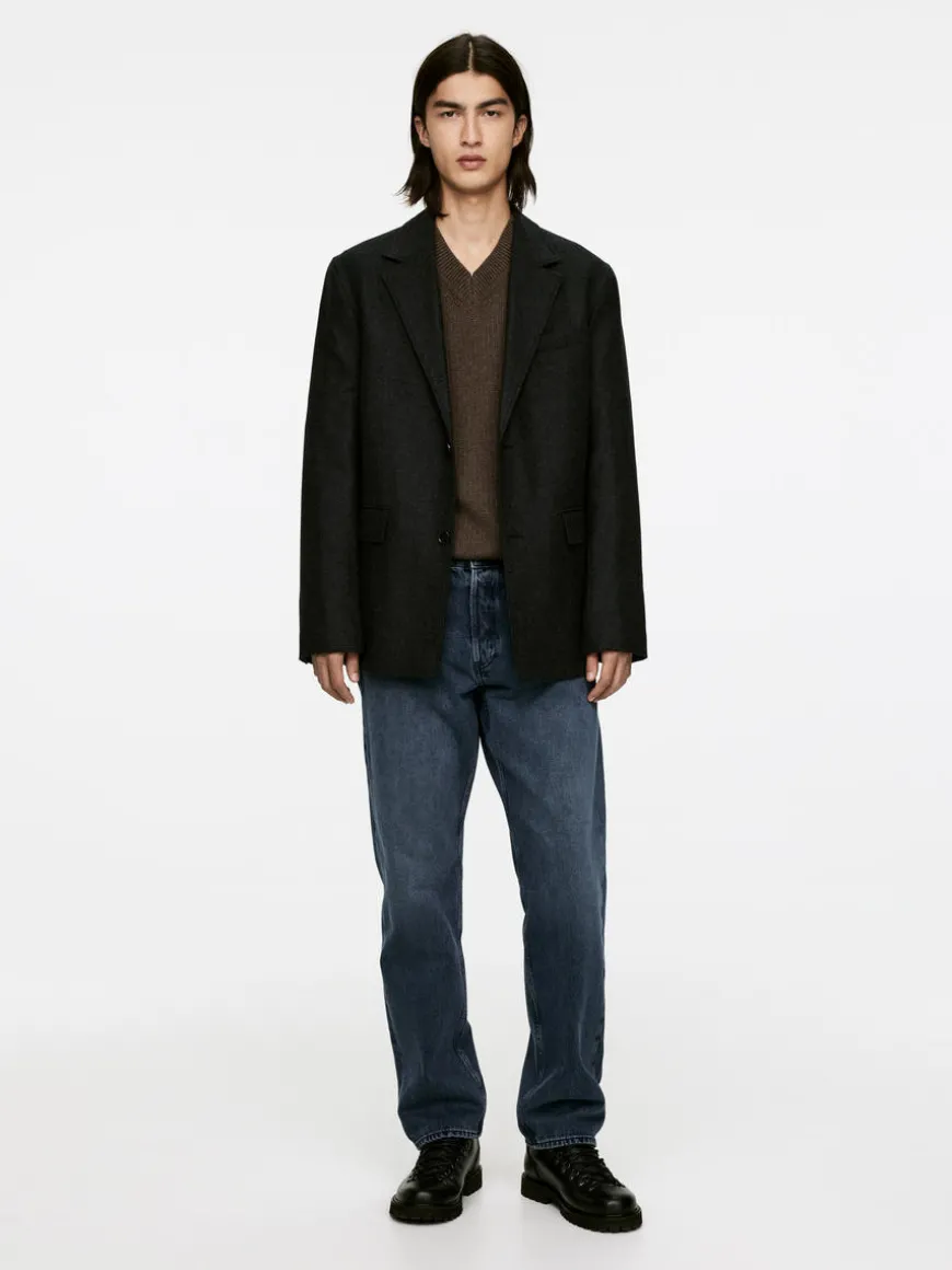OCEAN Loose Straight Jeans