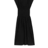 Panel-Waist Midi Dress