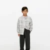 Pinstripe Cotton Sweatpants