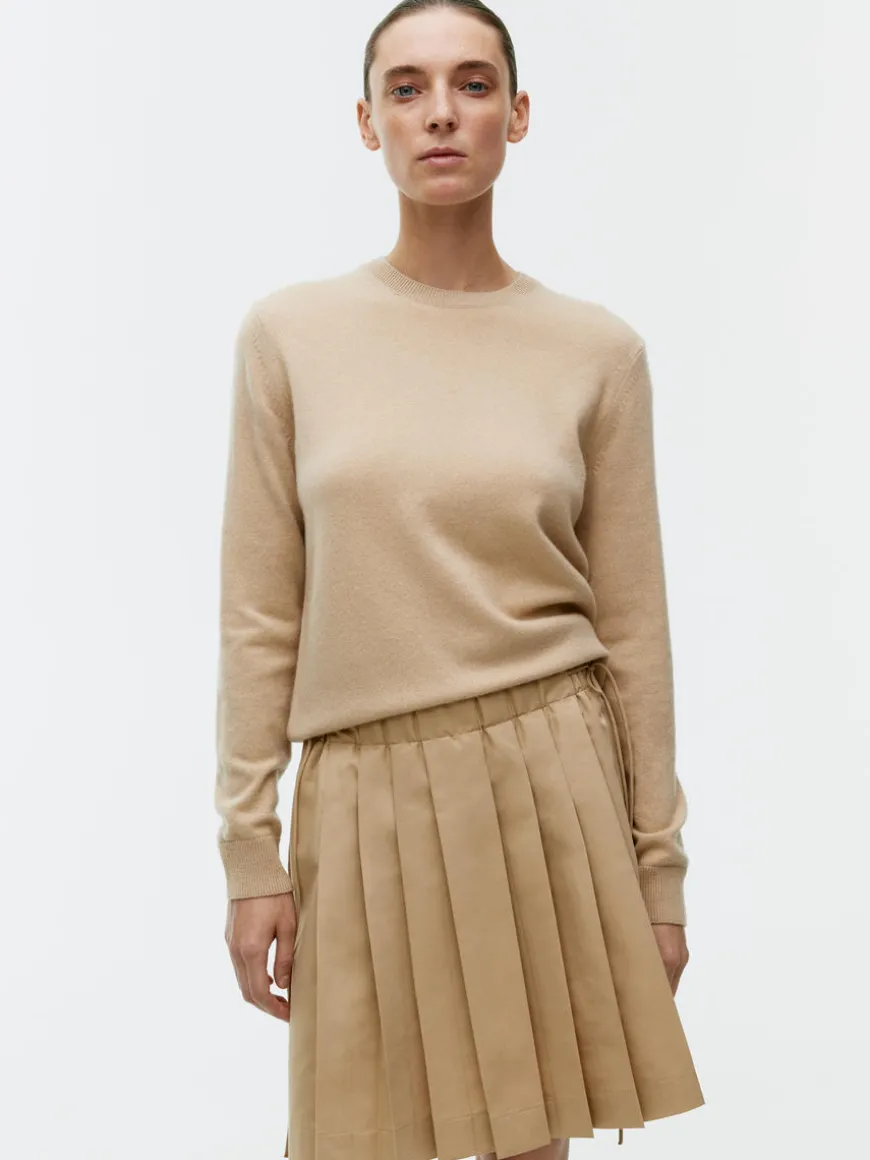 Pleated Midi Skirt