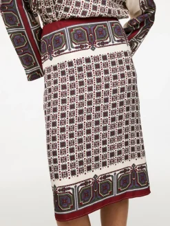 Print Pencil Skirt
