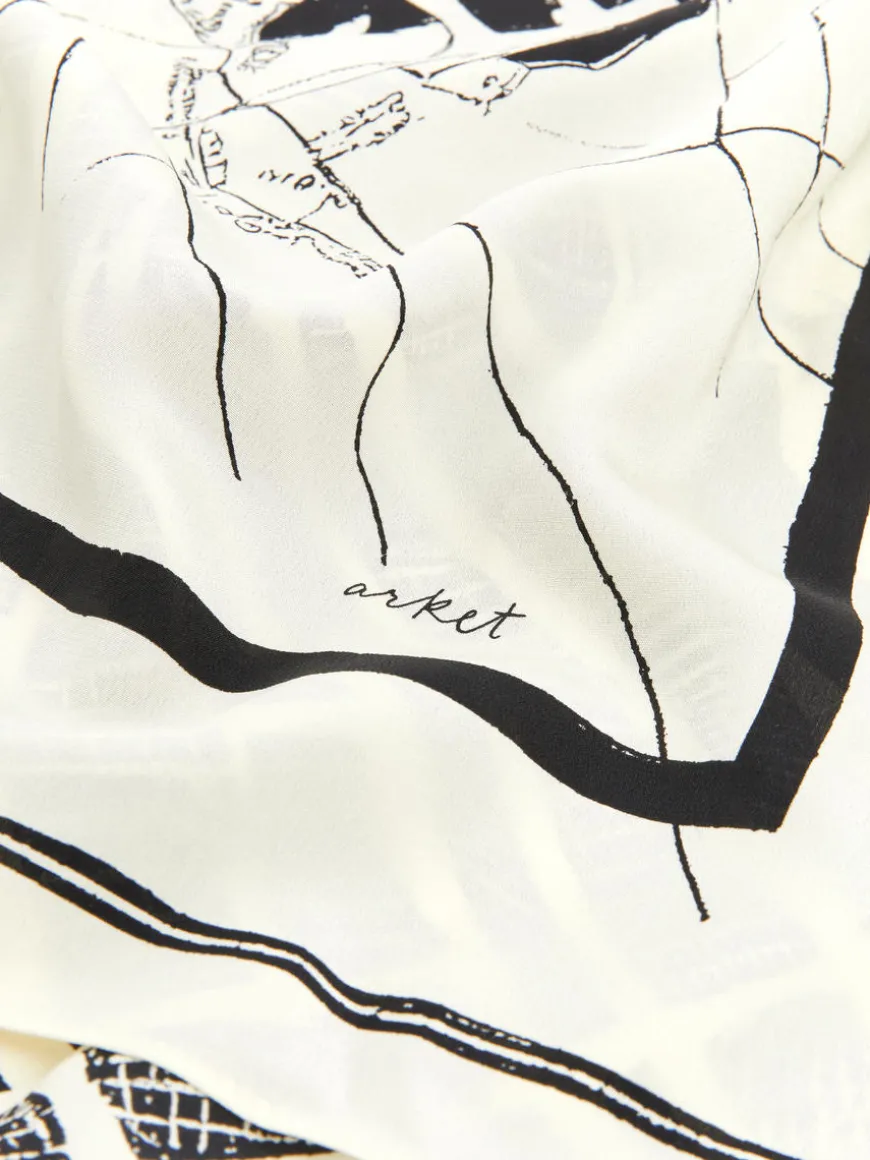 Printed Silk Scarf