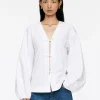 Puff-Sleeve Blouse