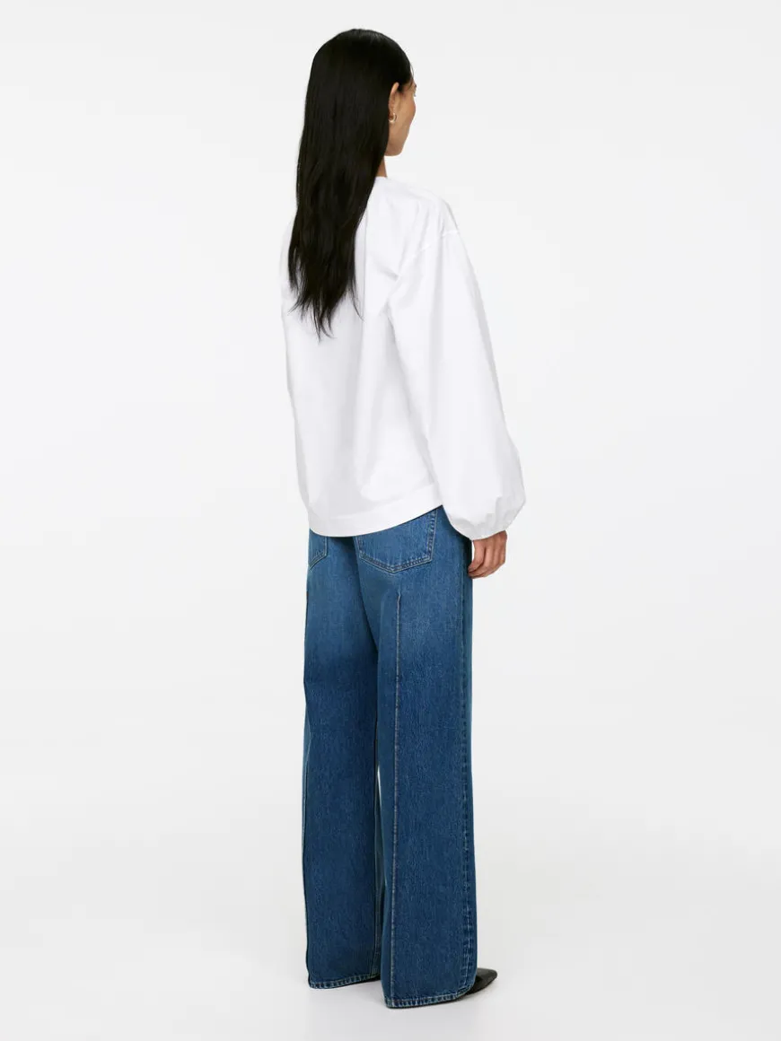 Puff-Sleeve Blouse