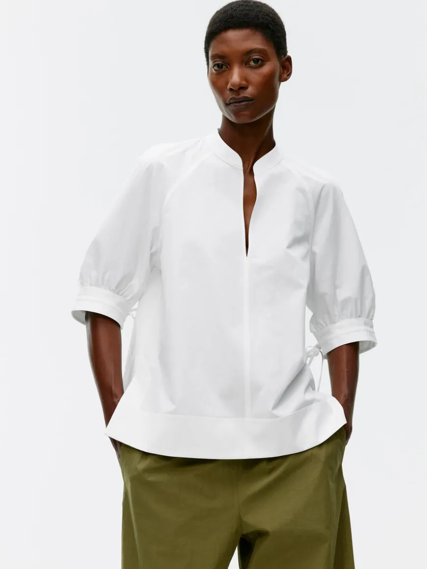 Puff-Sleeve Blouse