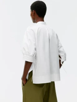 Puff-Sleeve Blouse