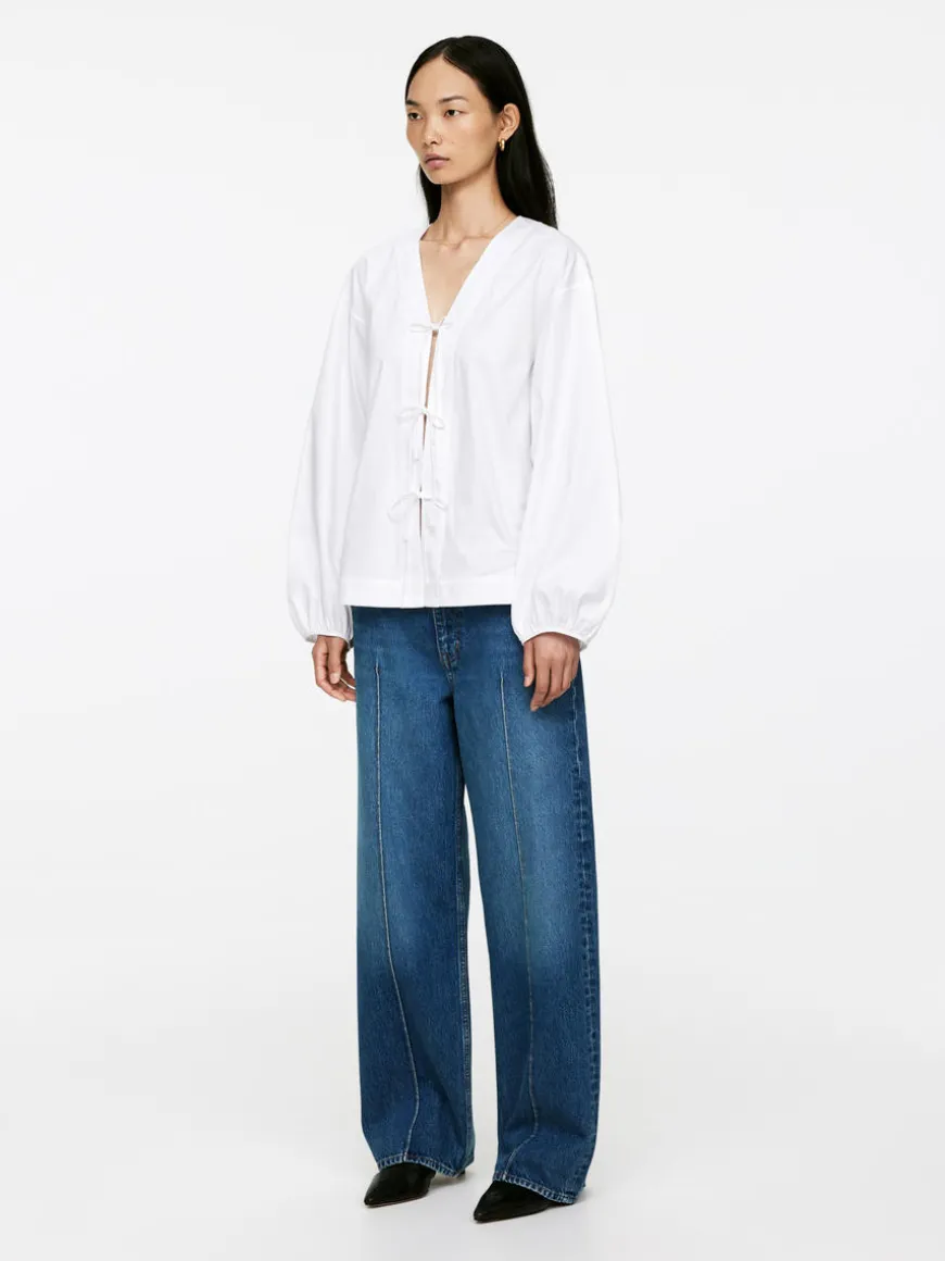 Puff-Sleeve Blouse