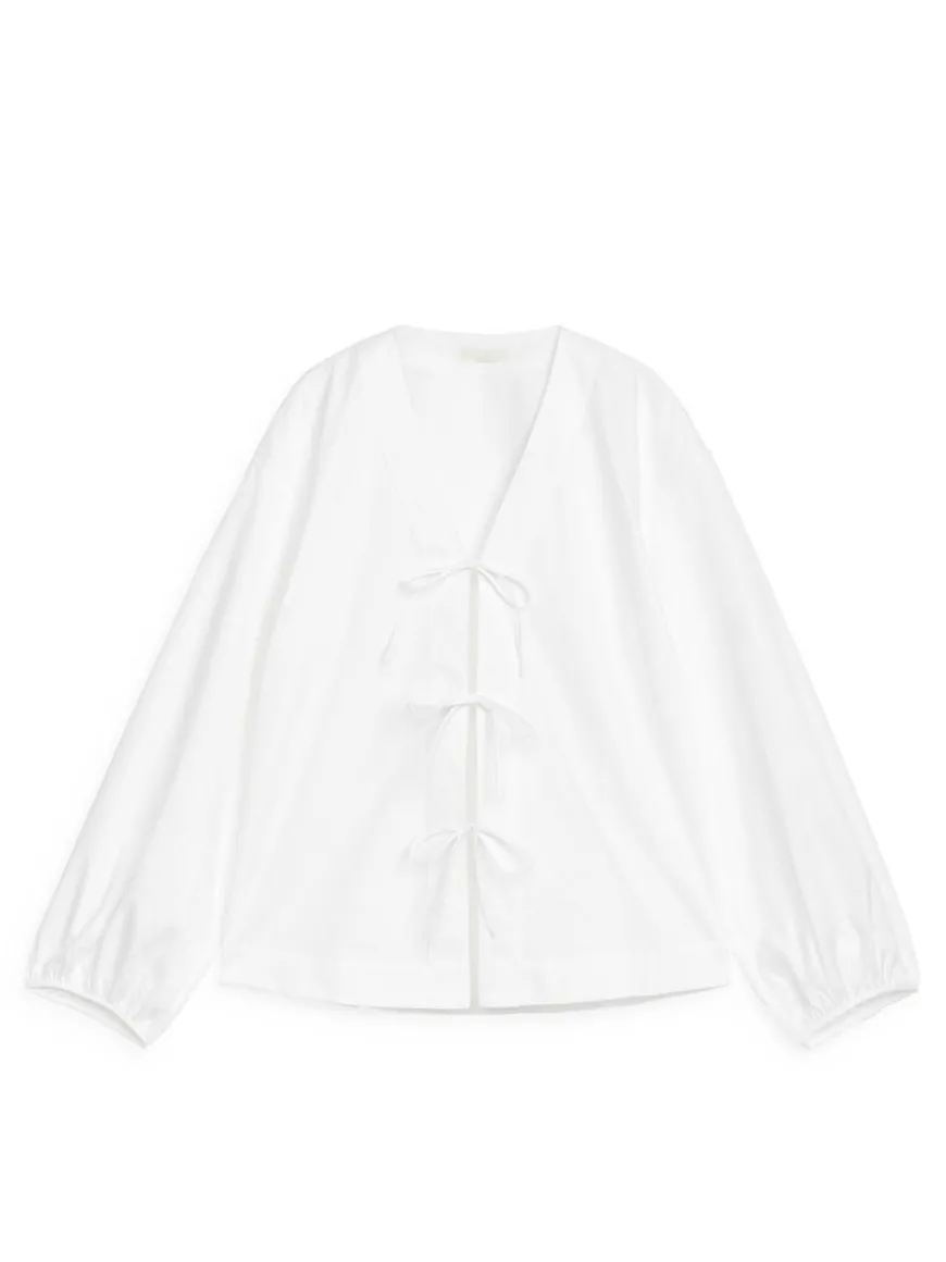Puff-Sleeve Blouse