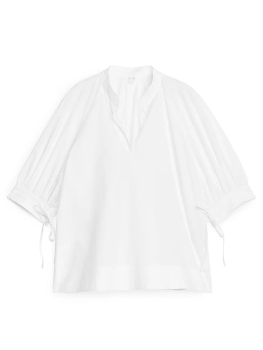 Puff-Sleeve Blouse