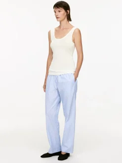 Rib Silk Top