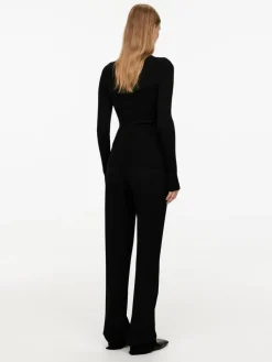 Rib-Knit Merino Top