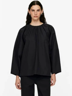 Scoop-Back Blouse