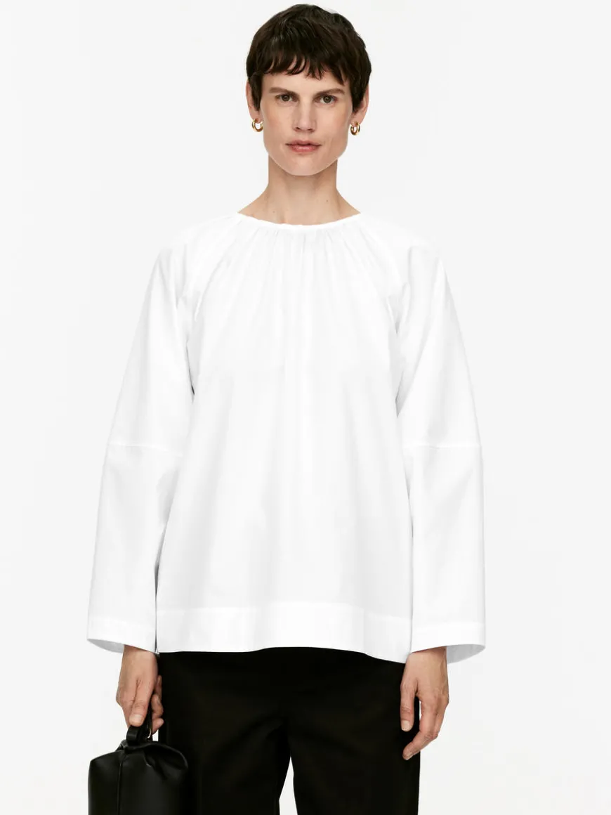 Scoop-Back Blouse