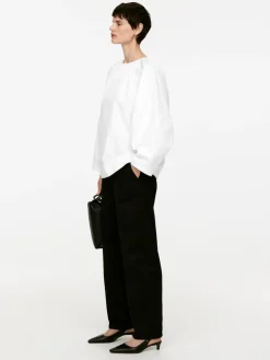 Scoop-Back Blouse