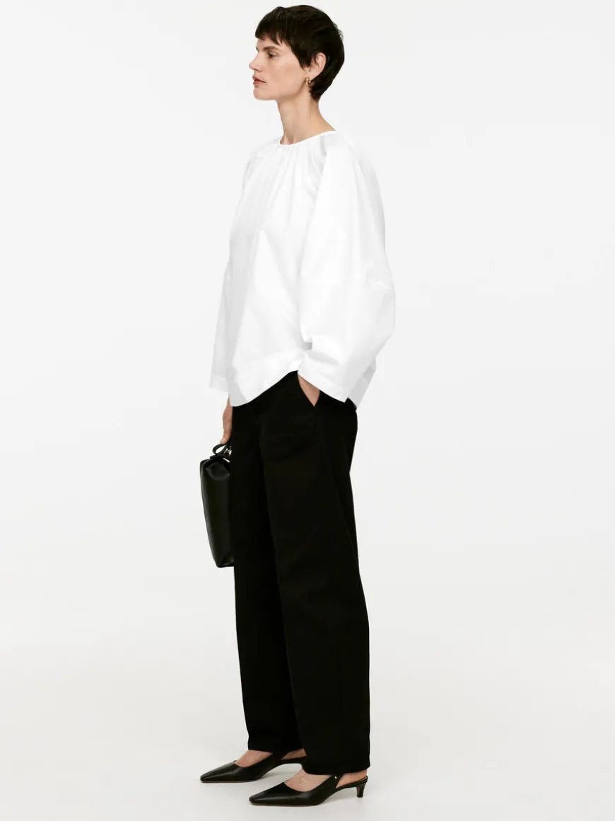 Scoop-Back Blouse