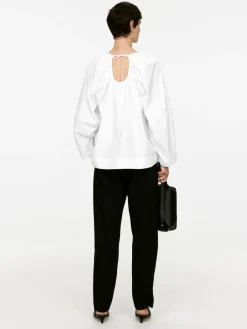 Scoop-Back Blouse