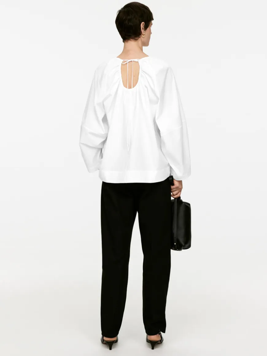 Scoop-Back Blouse