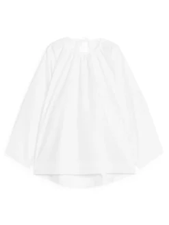 Scoop-Back Blouse